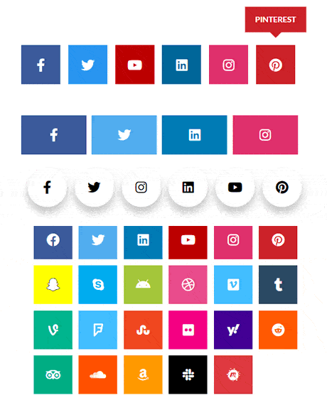 Beaver Builder Animated Social Icons 2