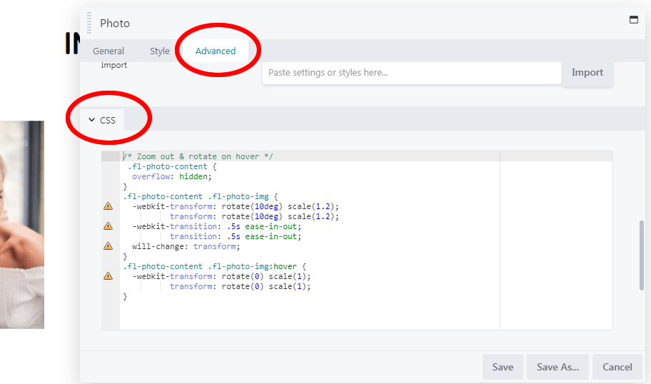 Beaver Builder Hover Effects