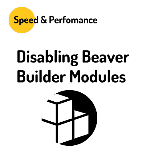 Disabling Beaver Builder Modules